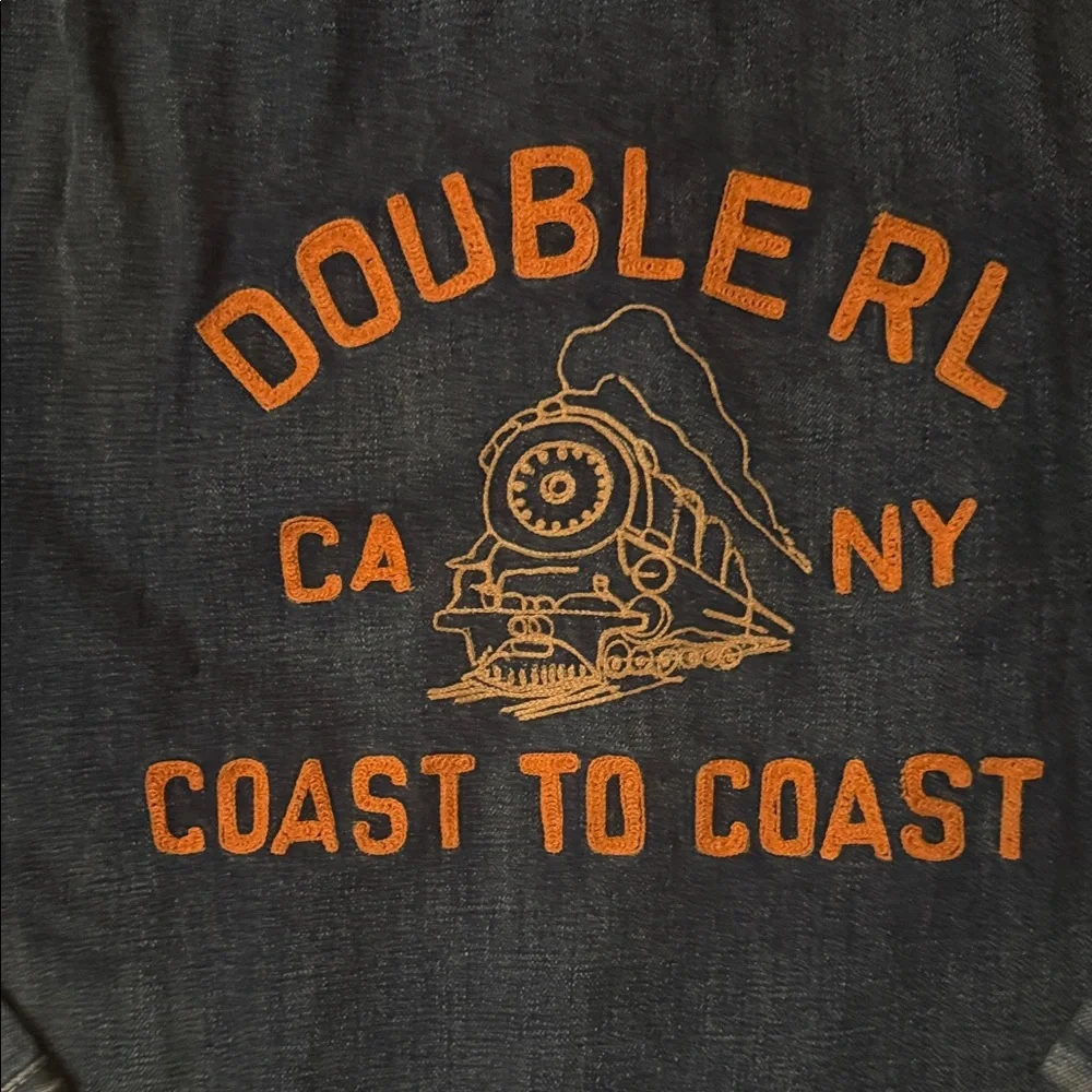 Double RL (RRL) Limited Edition 1 of 100 Coast to Coast Denim Jacket -Size Large - Picture 9 of 15
